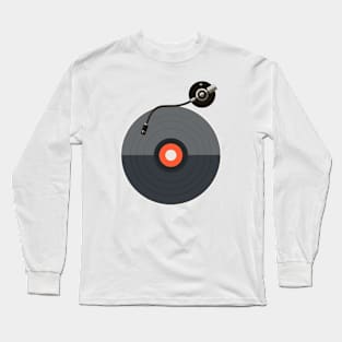 Turntable Vinyl Revord Player Long Sleeve T-Shirt